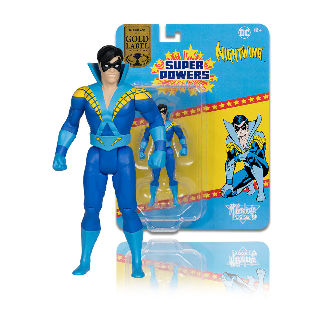 McFarlane DC Super Powers Nightwing (Gold Label) 4.5" Action Figure