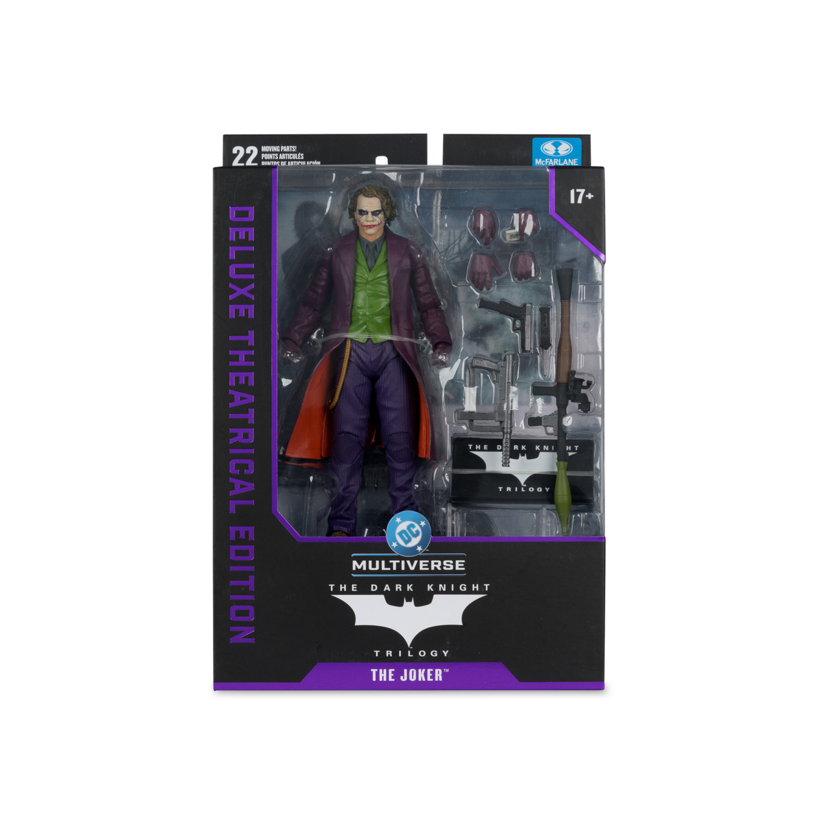 McFarlane DC Multiverse Joker (The Dark Knight) Deluxe Theatrical Edition Figure